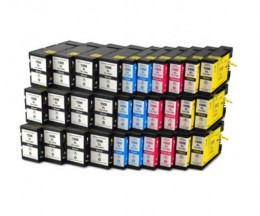 30 Compatible Ink Cartridges, Canon PGI-1500 Black 36ml + Color 11.5ml