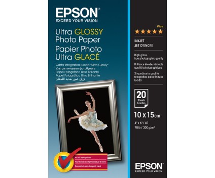 Photo Paper Original Epson S041926 300 g/m² ~ 20 Pages 100mm x 150mm