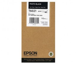Original Ink Cartridge Epson T6021 Black Photo 110ml
