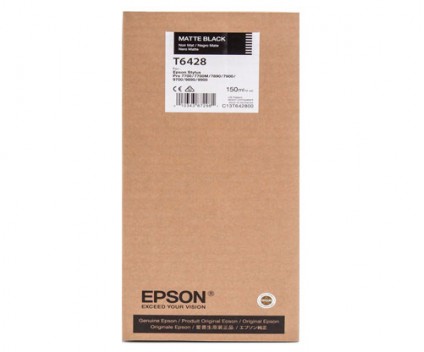 Original Ink Cartridge Epson T6428 Black Matte 150ml