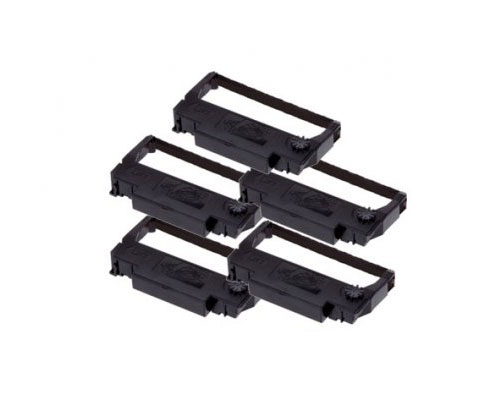 5 Compatible Tapes, Epson ERC-38BK Black