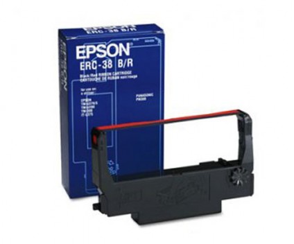 Original tape Epson ERC-38BR Black / Red ~ 1.500.000 Characters