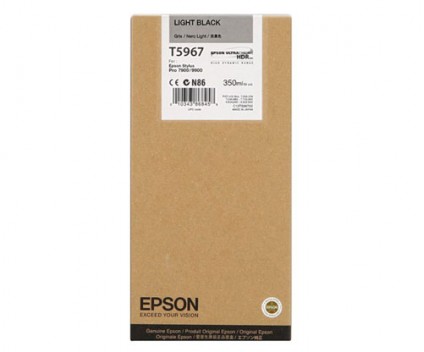 Original Ink Cartridge Epson T5967 Black bright 350ml
