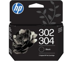 Original Ink Cartridge HP 302 / HP 304 Black ~ 120 Pages