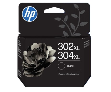 Original Ink Cartridge HP 302 XL / HP 304 XL Black ~ 300 Pages