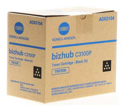 Original Toner Konica Minolta A0X5154 Black ~ 5.000 Pages