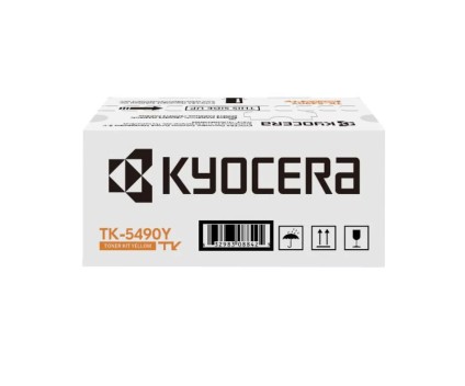 Original Toner Kyocera TK 5490 Y Yellow ~ 2.400 Pages