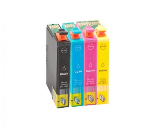4 Compatible Ink Cartridges, Epson T03A6 / 603 XL Black 8.9ml + Color 4ml ~ 500 / 350 pages