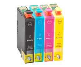 4 Compatible Ink Cartridges, Epson T05H1-T05H4 / 405 XL Black 18.9ml + Color 14.7ml ~ 1.100 pages