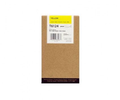Compatible Ink Cartridge Epson T6124 Yellow 220ml