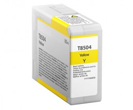 Compatible Ink Cartridge Epson T8504 Yellow 80ml