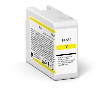 Compatible Ink Cartridge Epson T47A4 Yellow 50ml