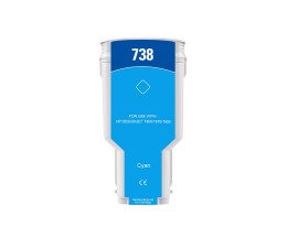 Compatible Ink Cartridge HP 738 Cyan 300ml