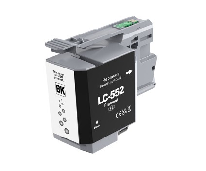 Compatible Ink Cartridge Brother LC-552 XL BK Black ~ 3.000 Pages