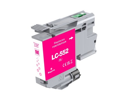 Compatible Ink Cartridge Brother LC-552 XL M Magenta ~ 1.500 Pages
