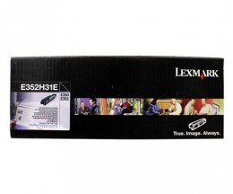 Original Toner Lexmark E352H31E Black ~ 6.000 Pages