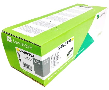 Original Toner Lexmark 24B6510 Yellow ~ 20.000 Pages