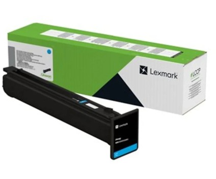 Original Toner Lexmark 24B7582 Cyan ~ 46.900 Pages