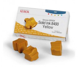 3 Original Ink Cartridges, Xerox 108R00607 Yellow ~ 3.400 Pages