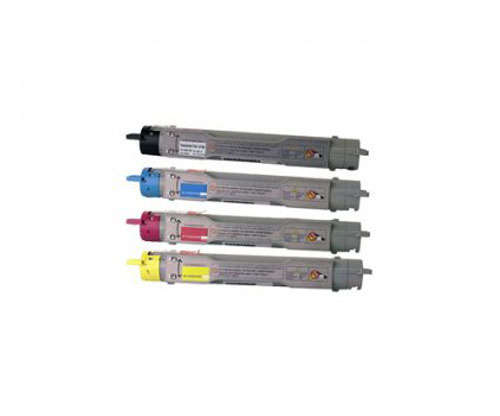 4 Compatible Toners, Xerox 106R0108X Black + Color ~ 8.000 Pages