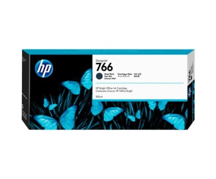 Original Ink Cartridge HP 766 Black Matte 300ml