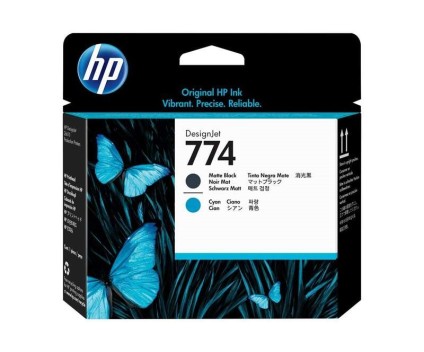 Original Print Head HP 774 Black Matte / Cyan