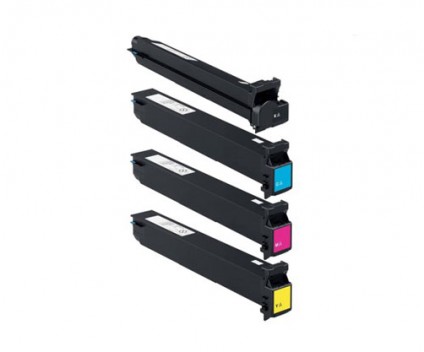 4 Compatible Toners, Konica Minolta A0TMX50 Black + Color ~ 45.000 / 30.000 Pages