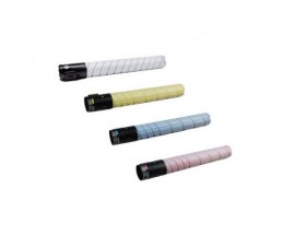 4 Compatible Toners, Konica Minolta A33KX50 Black + Color ~ 27.000 / 25.000 Pages