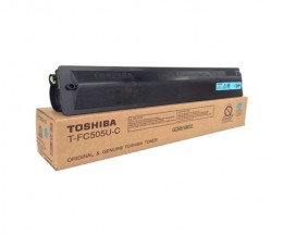 Original Toner Toshiba TFC505EC Cyan ~ 33.600 Pages