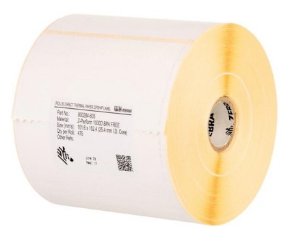 Original Labels, Zebra 3005869 74mm x 210mm ~ 800 / Roll