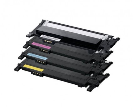 4 Compatible Toners, Samsung 406S Black + Color ~ 1.500 / 1.000 Pages