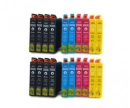20 Compatible Ink Cartridges, Epson T1631-T1634 / 16 XL Black 17ml + Color 11.6ml