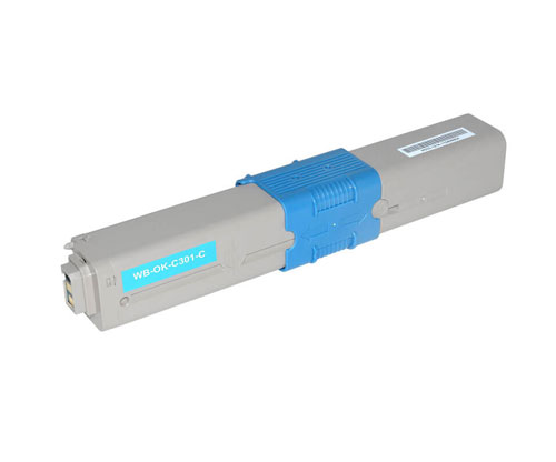 Compatible Toner OKI C301 / 44973535 Cyan ~ 1.500 Pages