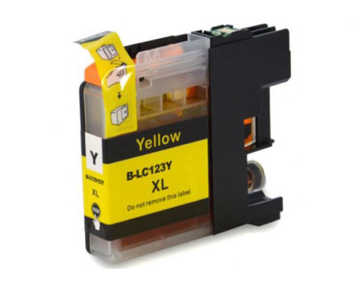 Compatible Ink Cartridge Brother LC-121 Y / LC-123 Y Yellow 10ml