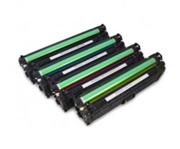 4 Compatible Toners, HP 650A Black + Color ~ 13.500 / 15.000 Pages