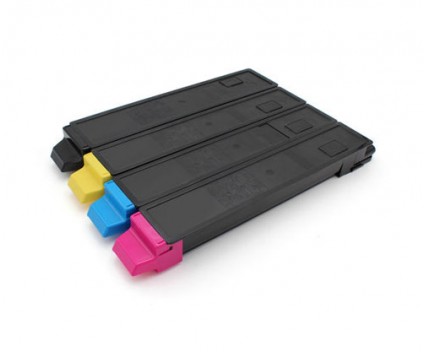 4 Compatible Toners, Kyocera TK 8315 Black + Color ~ 12.000 / 6.000 Pages