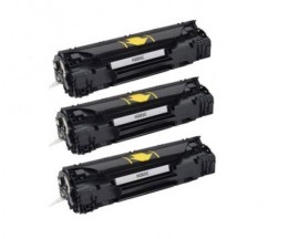 3 Compatible Toners, HP 83A Black ~ 1.500 Pages