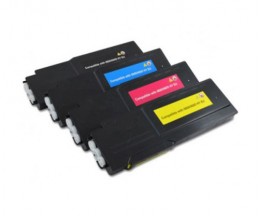 4 Compatible Toners, Xerox 6600 Black + Color ~ 8.000 / 6.000 Pages