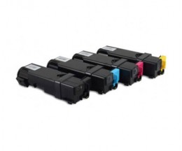 4 Compatible Toners, Xerox 6500 Black + Color ~ 3.000 / 2.500 Pages