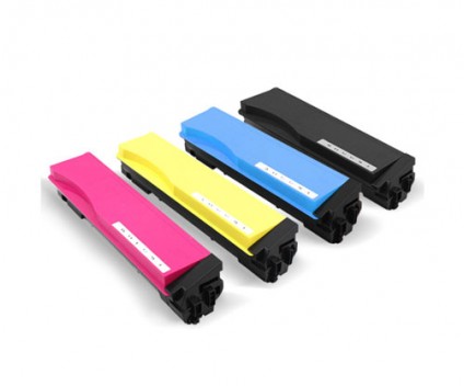 4 Compatible Toners, Kyocera TK 560 Black + Color ~ 12.000 / 10.000 Pages
