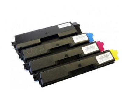 4 Compatible Toners, Kyocera TK 590 Black + Color ~ 7.000 / 5.000 Pages