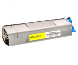 Compatible Toner OKI 43865721 Yellow ~ 6.000 Pages