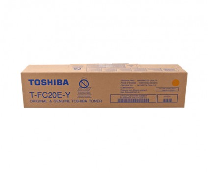 Original Toner Toshiba T-FC 20 EY Yellow ~ 16.800 Pages