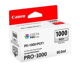Original Ink Cartridge Canon PFI-1000 PGY Photo Gray 80ml