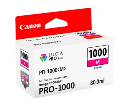 Original Ink Cartridge Canon PFI-1000 M Magenta 80ml