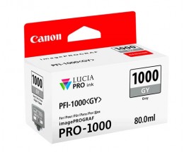 Original Ink Cartridge Canon PFI-1000 GY Gray 80ml