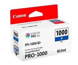 Original Ink Cartridge Canon PFI-1000 B Blue 80ml