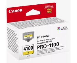 Original Ink Cartridge Canon PFI-4100 Y Yellow 80ml