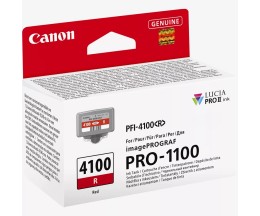Original Ink Cartridge Canon PFI-4100 R Red 80ml