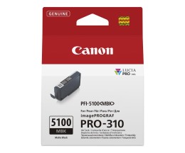 Original Ink Cartridge Canon PFI-5100 MBK Black Matte 14ml